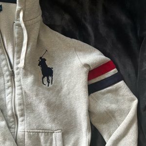 Vintage ‘Polo’ by Ralph Lauren Hooded Sweatshirt (Late 90’s)